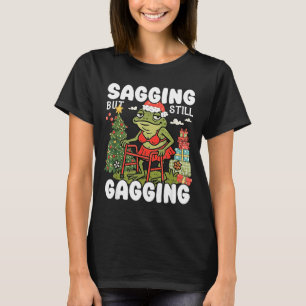 Sjunkande men fortfarande jättekul rolig meme sark t shirt
