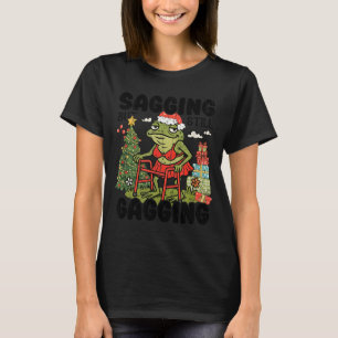 Sjunkande men fortfarande underhållande, rolig jul t shirt
