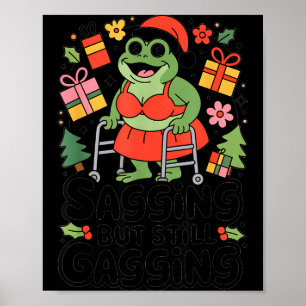 Sjunkande men fortfarande underhållande rolig julg poster