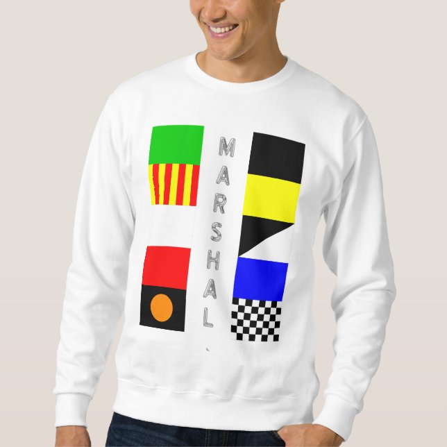 "Sjunker" vid flagmanen Sweatshirt (Framsida)