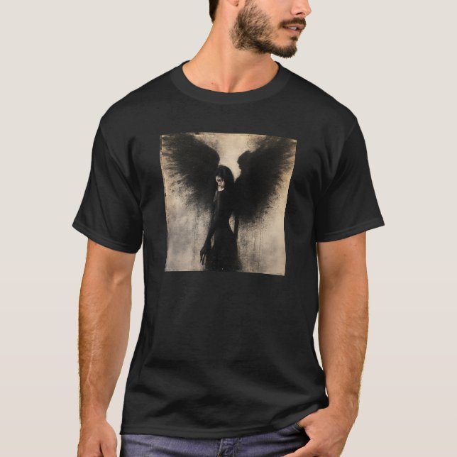 Sjunket Nåde – Det Förstörda Vingens Skönhet  T Shirt (Framsida)
