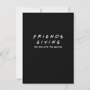 Sjunkomst Thanksgiving Den med bästa vännerna Inbjudningar