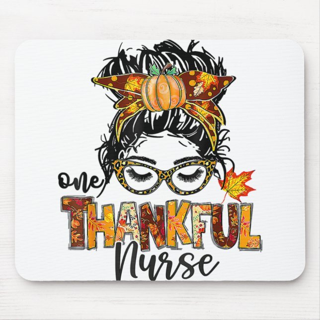 Sjuse Messy Bun Hair One Thanksgivi Thanksgivi Musmatta (Framsidan)