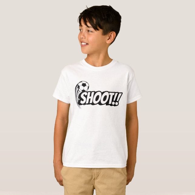 Sjut!! Fotboll Aktion T Shirt (Hel framsida)
