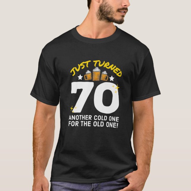 Sjuttio Kall ett för den gamla 70:e födseln T Shirt (Framsida)
