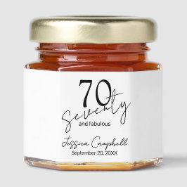 Sjuttio och fantastisk svart 70-årsdag