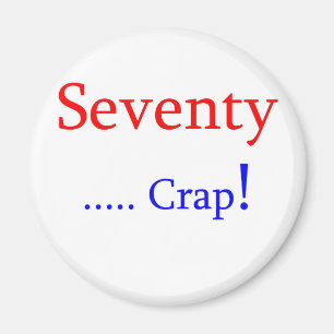 Sjuttio… skit! magnet