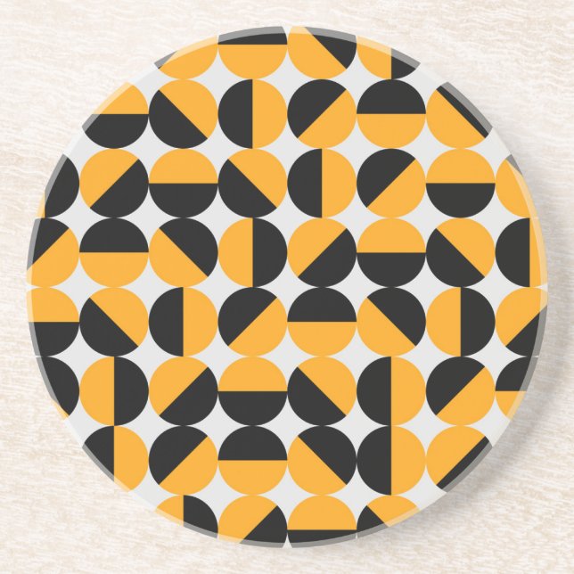 Sjuttio stil, geometriska halvcirklar. underlägg (Framsidan)