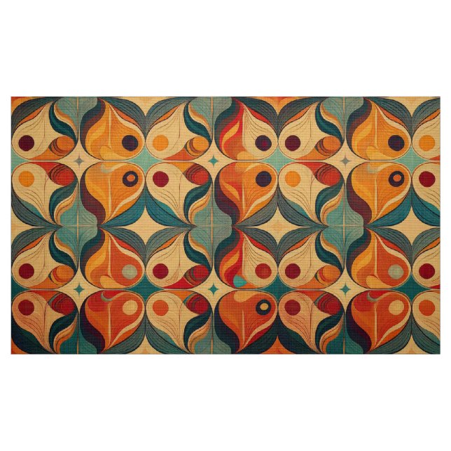 Sjuttioårsjubileum Geometric mönster 4 Tyg (Fat Quarter)