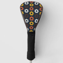 Sjuttiotals Vintage Blommönster Golf Driver
