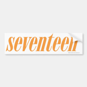 Sjutton Logo-Orange Bildekal
