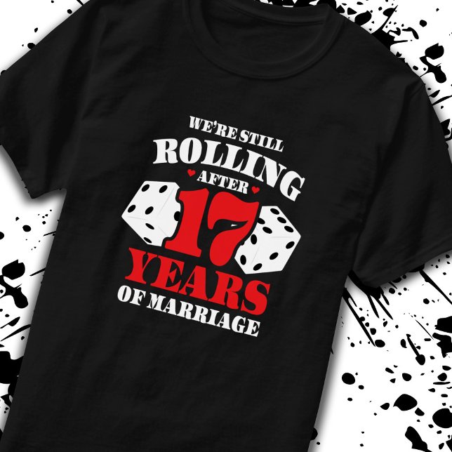 Sjuttonde årsdagen av Par, gift 17 år T Shirt (Skapare uppladdad)