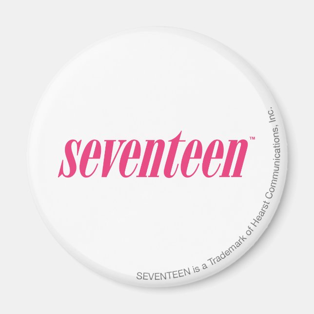 Sjuttonde Logotyp-Magenta Magnet (Framsidan)