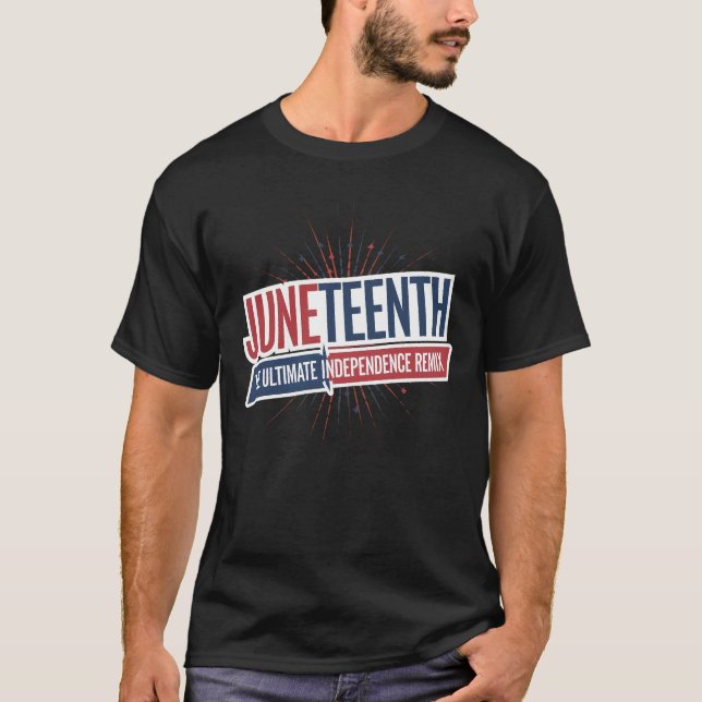 Sjuttonde självständighetsremix t shirt (Framsida)