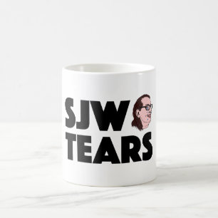 SJW river den regressiva vänstra frisinnade mugge Kaffemugg