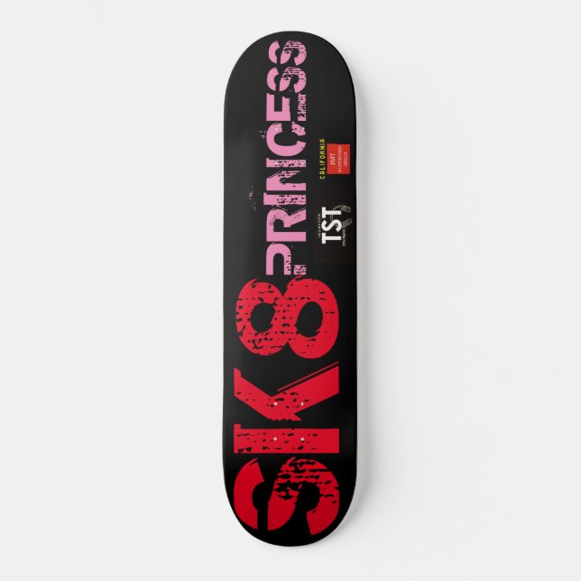 SK8 PRINSESSA / TST Skateboard (Framsida)