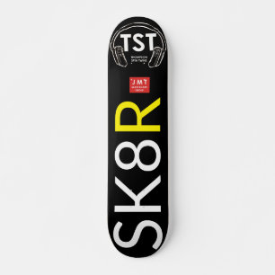 SK8 R OFFICIAL Skateboard för samlare, 7¾" dekaler