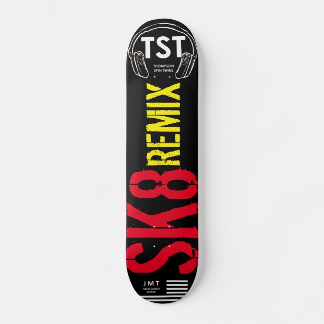 SK8 REMIX-skateboard Mini Skateboard Bräda 18,5 Cm (Framsida)
