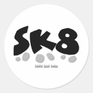 SK8 RUNT KLISTERMÄRKE