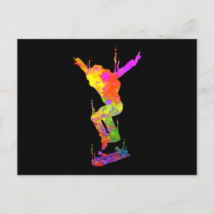 Sk8 Skateboarder Skatepark Sk8ing Skatehall Vykort