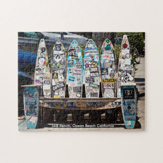 Sk8 stiger ombord tar av planet jigsawen pussel