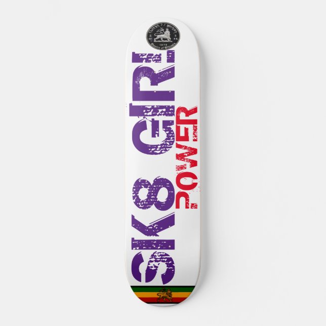 SK8 TJEJER POWER Skateboard (Framsida)