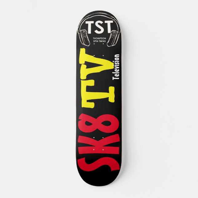 SK8 TV-skateboard Mini Skateboard Bräda 18,5 Cm (Framsida)