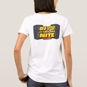 Sk8AsYou DJ Vrid upp det till kvinnor - vitt T Shirt