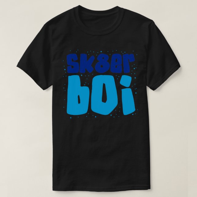 SK8ER BOI-skater T Shirt (Design framsida)
