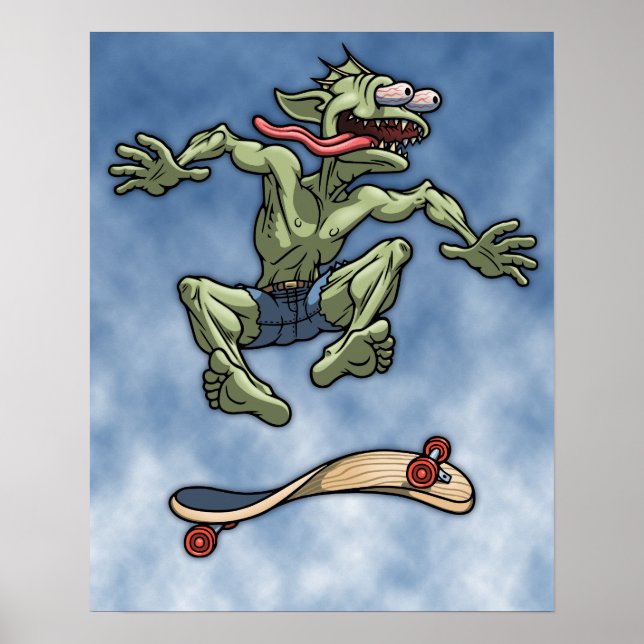 Sk8fish Fred Poster (Framsidan)