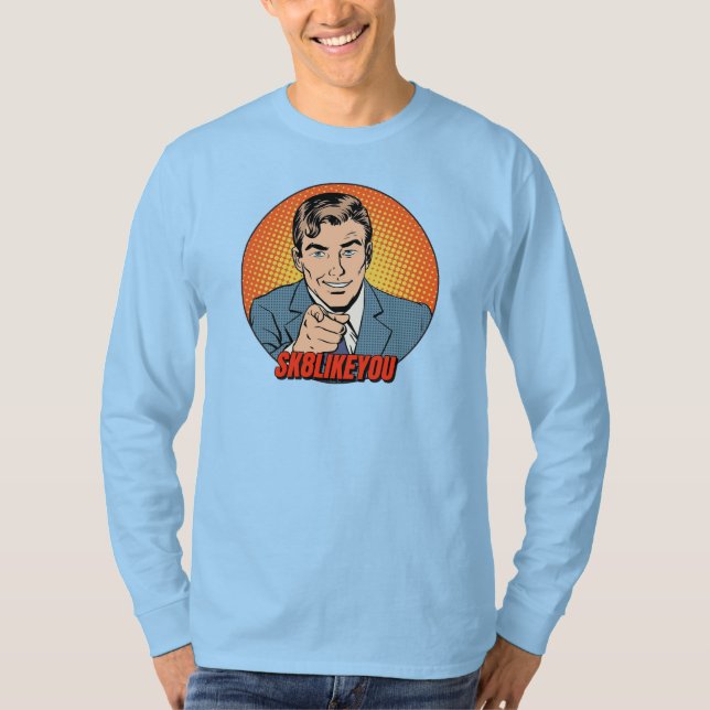 Sk8likeYou Fast Shuffle Långärmad T-Shirt - Manar (Framsida)