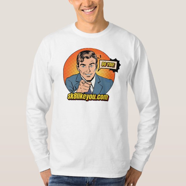 Sk8likeYou Stilar Långärmad T-Shirt (Framsida)