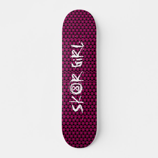 SK8R-flickaSkateboard Skateboard Bräda 20,5 Cm (Framsida)
