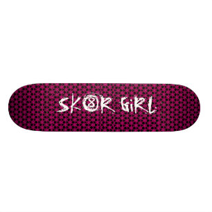SK8R-flickaSkateboard Skateboard Bräda 20,5 Cm