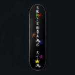 "Sk8teboard St*r" Skateboard Bräda 19,5 Cm<br><div class="desc">Skateboard "Sk8teboard St*r" är en coola och ett unikt kort för varje Sk8teboard St*r! Zazzle-skateboard kom i 8 olika stilar på den nordamerikanska apel som finns på plats och är designade med kvalitetsnormer för professionell som klarar de svåraste skridandet! Skaffa frihandsband med ditt första köp av skateboard!</div>
