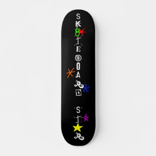 "Sk8teboard St*r" Skateboard Bräda 19,5 Cm
