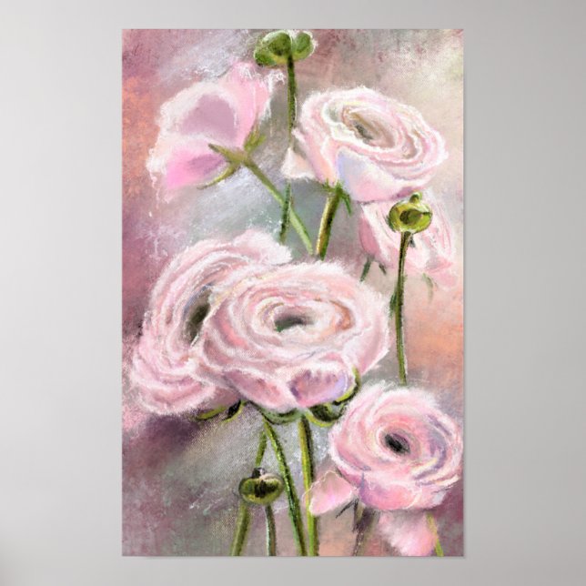 Sk poster med rosa rosor (Framsidan)