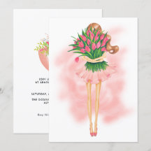 Sk Rosa Födelsedagsfest Inbjudan