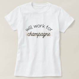 Ska arbete för champagne t shirt