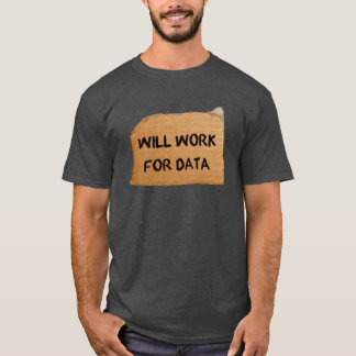 Ska arbete för data t-shirt
