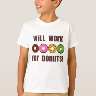 Ska arbete för DonutsungeT-tröja Tröja