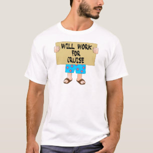 Ska arbete för kryssning t-shirt