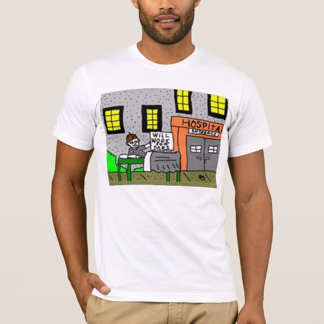 SKA ARBETE FÖR MRI T-SHIRT (Framsida)