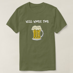 Ska arbete för ölutslagsplats t-shirt