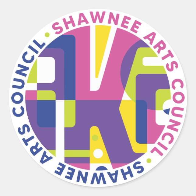SKA Arts Council Sticker Runt Klistermärke (Framsida)