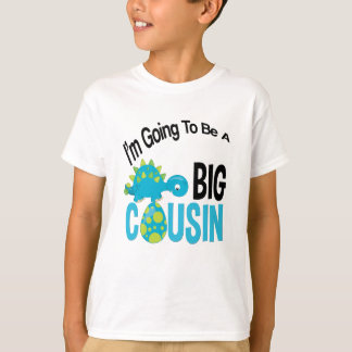 Ska bli en stor kusin dinosauer t-shirt
