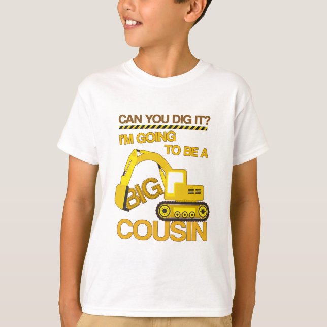 Ska bli en stor kusin, t-shirt (Framsida)
