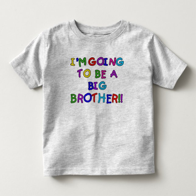 Ska bli en storebror? t-shirt (Framsida)