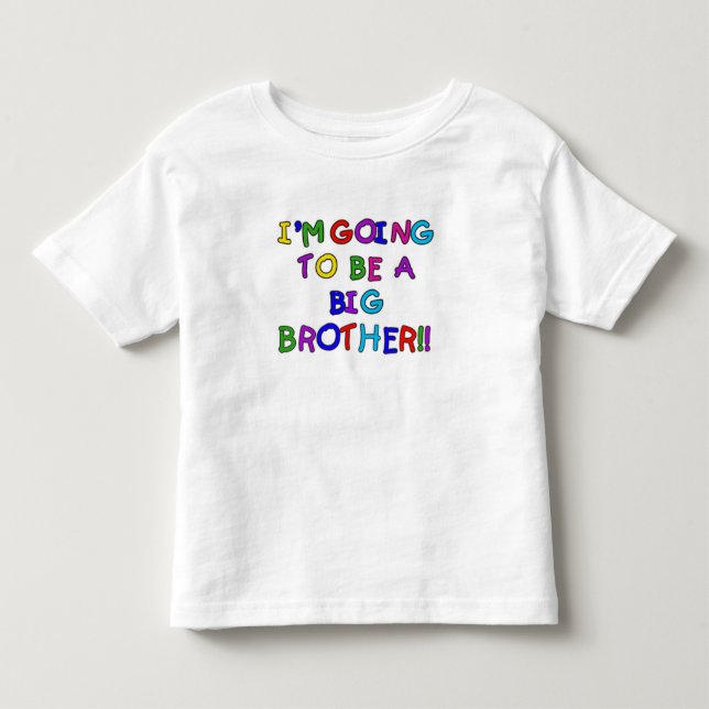 Ska bli en storebror? tee (Framsida)