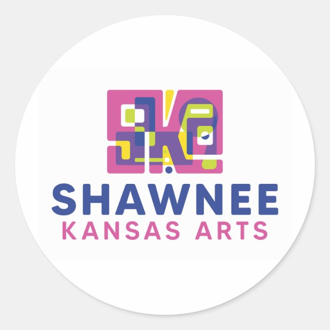 SKA Box Sticker Runt Klistermärke (Framsida)